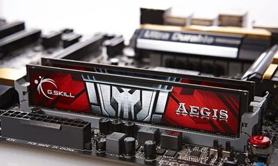 RAM G.Skill Aegis, 8GB, DDR3, 1600MHz, CL11, e zezë