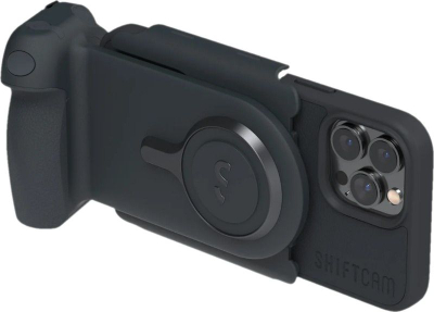 Dorezë fotografike ShiftCam ProGrip, universale për telefon, karikim pa tela 15W, e zezë