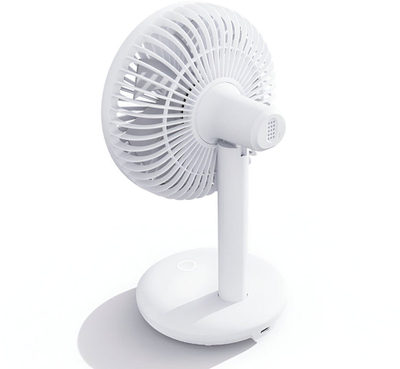 Ventilator portativ MOZOS FS02, bateri 2000 mAh, USB C, i bardhë