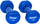 Hantela vinili Master Sport, set 2x1kg, blu