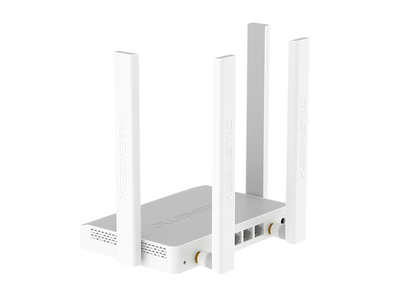 Router modem Keenetic Explorer 4G, Wi‑Fi 5 AC1200, 4 porta LAN, i bardhë