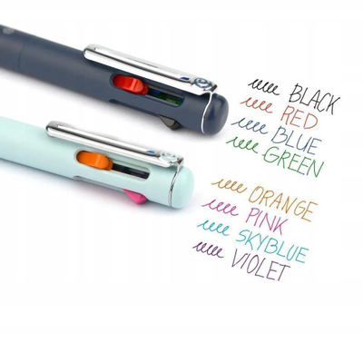 Rimbushje për stilolaps Pentel Izee Multipen BXC467 BXS7, 0.7mm, set 16 copë, shumëngjyrëshe
