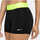 Спортски шорц Nike Pro 365 3", за жени, еластичен, црн со зелен појас