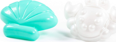 Set forma rëre Polesie Sand Set Molds, 2 copë, gaforre edhe guaskë, me ngjyra