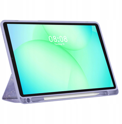 Mbulesë tablet Tech-Protect SC Pen Hybrid, Galaxy Tab A9 A11 8.7, Violet Marble, vjollcë