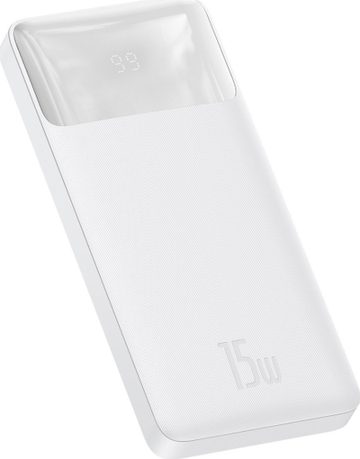 Powerbank Baseus Bipow Digital Display, 10000mAh, 15W, i bardhë