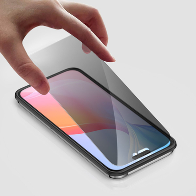 Mbrojtës ekrani 4smarts Second Glass Privacy për iPhone 16, xham sigurie, me kornizë montimi, transparent