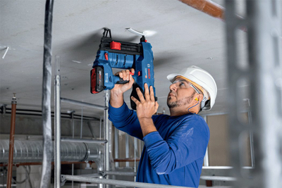 Mbajtëse kabllosh Bosch Professional EMD 10, metalike, dyshe, 10 mm, gri