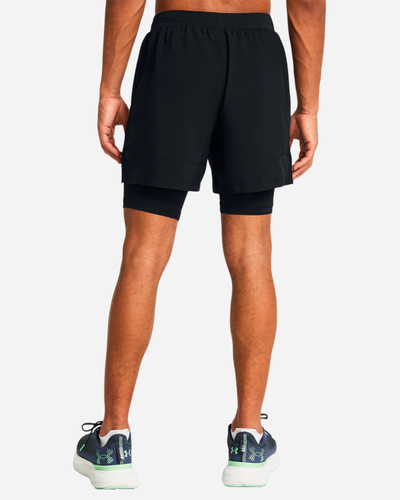 Shorce sportive Under Armour UA Launch 2 in 1 7, për meshkuj, të zinj