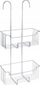 Raft dushi varës WENKO Milo, 2 nivele, 25 x 55 x 14 cm, krom