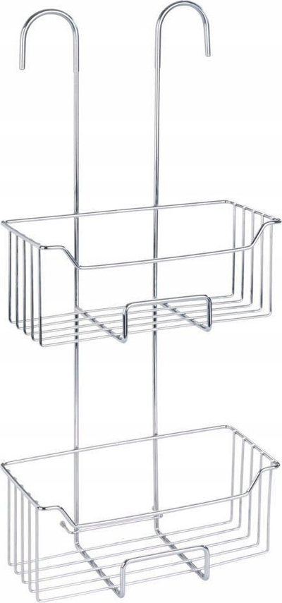 Raft dushi varës WENKO Milo, 2 nivele, 25 x 55 x 14 cm, krom