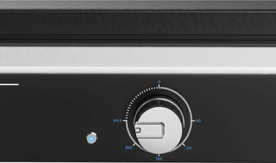 Grill elektrik PLANCHA ELECTRIC 1 XD, sipërfaqe gize, temperaturë e vendosur gati, i zi