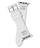 Rrip Guess CS2022S1, për Apple Watch, 38-41 mm, i bardhë