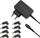 Adapter universal për laptop Qoltec 51025, 45W, 1.5A, i zi