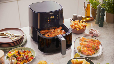 Fritezë ajri Philips HD9280/70, 6.2L, 1.2 kg, e zezë