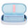 Penar Starpak Pencil Case Pouch With Pins 1, me xhep rrjete, me kapëse mrena, blu e çelët