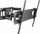 Mbajtëse murale Gembird WM-70ST-01, 37"-70", VESA 600x400, deri 35kg, e zezë
