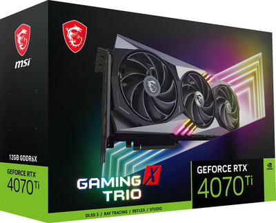 Kartë grafike MSI Gaming NVIDIA GeForce RTX 4070 Ti, 12 GB GDDR6X