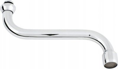 Spout për rubinet Hydroland SPOUT WL.S-115.B, 1/2", 115mm, krom