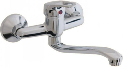 Rubinet kuzhine Hydroland Atut B394, për mur, krom