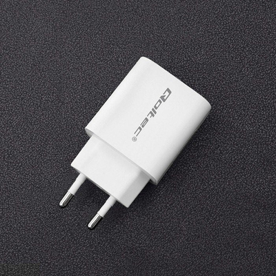 Karikues Qoltec 51714, 1x USB A, 1x USB C, 18W, i bardhë
