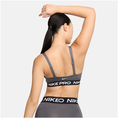Reçipetë sportive Nike Indy Plunge Bra, Dri FIT, për femra, e zezë