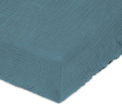 Çarçaf me lastik Matex MUSLIN 34, 90 x 200 cm, muslin pambuku, ngjyrë pastel