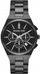 Orë burrash Michael Kors Lennox Chronograph, 40mm, çelik inox, e zezë