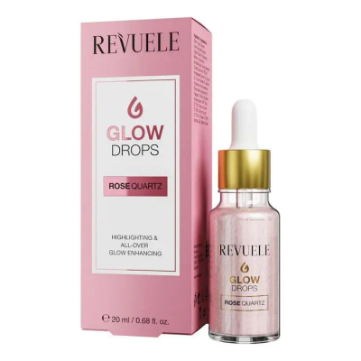 Shkëlqyes Revuele Glow Drops, Rose Quartz, 20ml