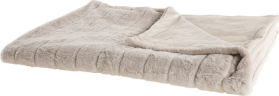 Batanije LABYAR Blanket, 180 x 220 cm, me push të butë, bezhë