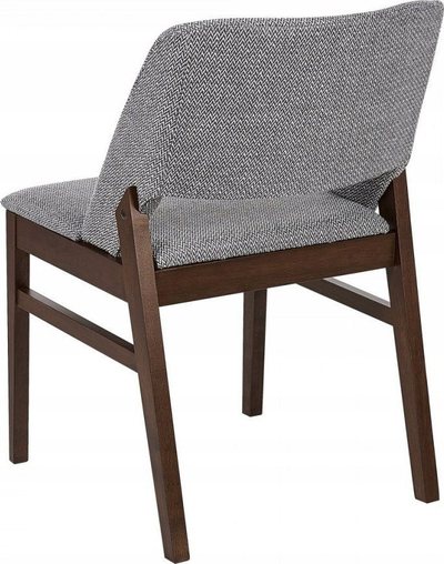 Set karrigesh ngrënieje BELLA, 2 copë, me tapiceri, gri e hapur