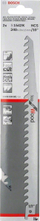 Teh sharrë reciproke Bosch S1542K, set 2 copë, për dru