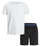 Pizhame Jack&Jones JAC, të bardha/zeza