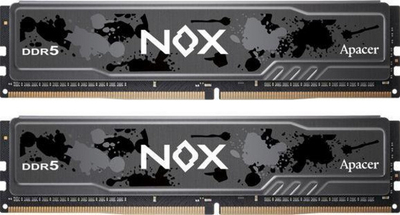 Memorie RAM Apacer NOX, DDR5, 32 GB, 5200MHz, CL38