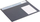 Mbështetëse tavoline Durable Clear Overlay, me kalendar, 65x52 cm, gri e errët