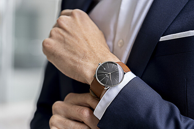 Orë dore për meshkuj Junghans Meister Fein Automatic, e kaftë