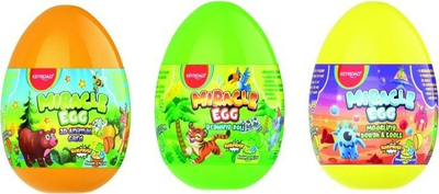 Lodër vezë surprizë Keyroad Miracle Egg, aktivitete punimesh me dorë dhe ngjyrosje, për kalamaj