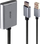 Adapter video Lindy HDMI në USB C, 4K 60Hz, me furnizim USB, ngjyrë gri