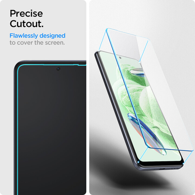 Xham mbrojtës Spigen tR Slim për Xiaomi Redmi Note 12 5G/POCO X5 5G, 2 copë