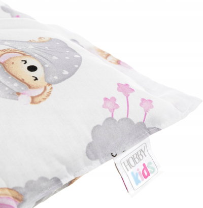 Mbrojtëse krevati HOBBY kids Sleeping Bear, 140x70 cm, pambuk anti-alergjik, dyanshme