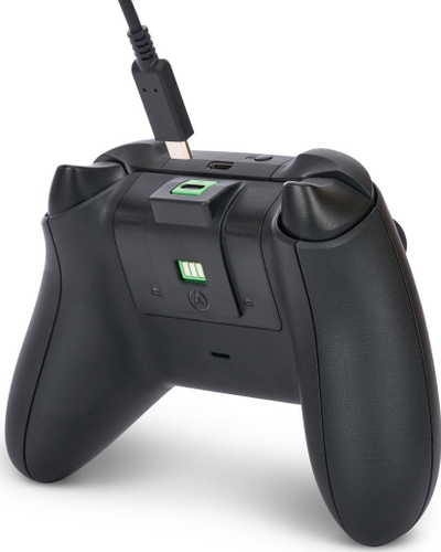 Kit karikimi PowerA Play &amp; Charge për Xbox Series X|S, 2x 1100mAh, USB 3m, jeshile