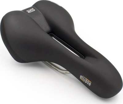 Selë biçiklete Selle Royal Ellipse, unisex, komode, e zezë