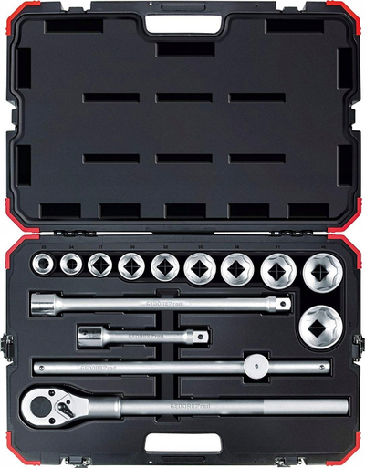 Set çelësa goditës me dasta, 0.75", 22-50 mm, 14 copë