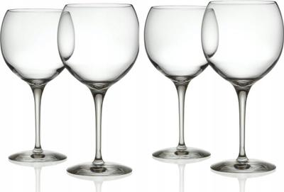 Set gotash verë e kuqe Alessi Mami XL SG119/0S4, 4 copë, kristal, transparente