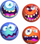 Top lodër Simba Monsters Vinyl Ball, 23 cm, shumëngjyrësh