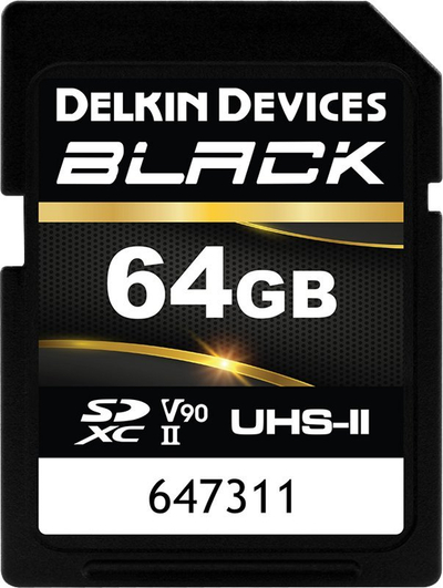 Kartë memorie Delkin Black Rugged SDXC, 64GB, Class 10 UHS-II V90