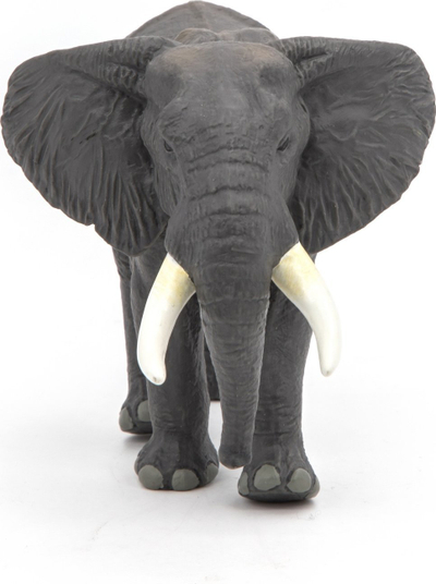 Figurë lodër Papo African Elephant, figurë elefant afrikan, shumëngjyrëshe