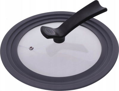 Kapak qelqi për tenxhere Secret De Gourmet, 20-24 cm, silikon, gri