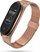 Rrip Tech-Protect MilaneseBand për Xiaomi Mi Band 5, rose gold