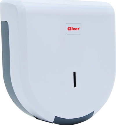 Dispenser letre higjienike CleanLine Jumbo 400, plastikë ABS, për mur, i bardhë